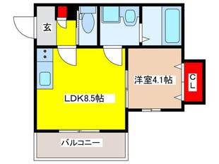 ジーメゾン鳥居アヴェニエの物件間取画像